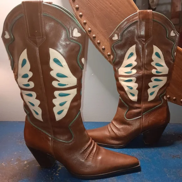 Nine west vintage cowboy boots - Picture 3 of 6